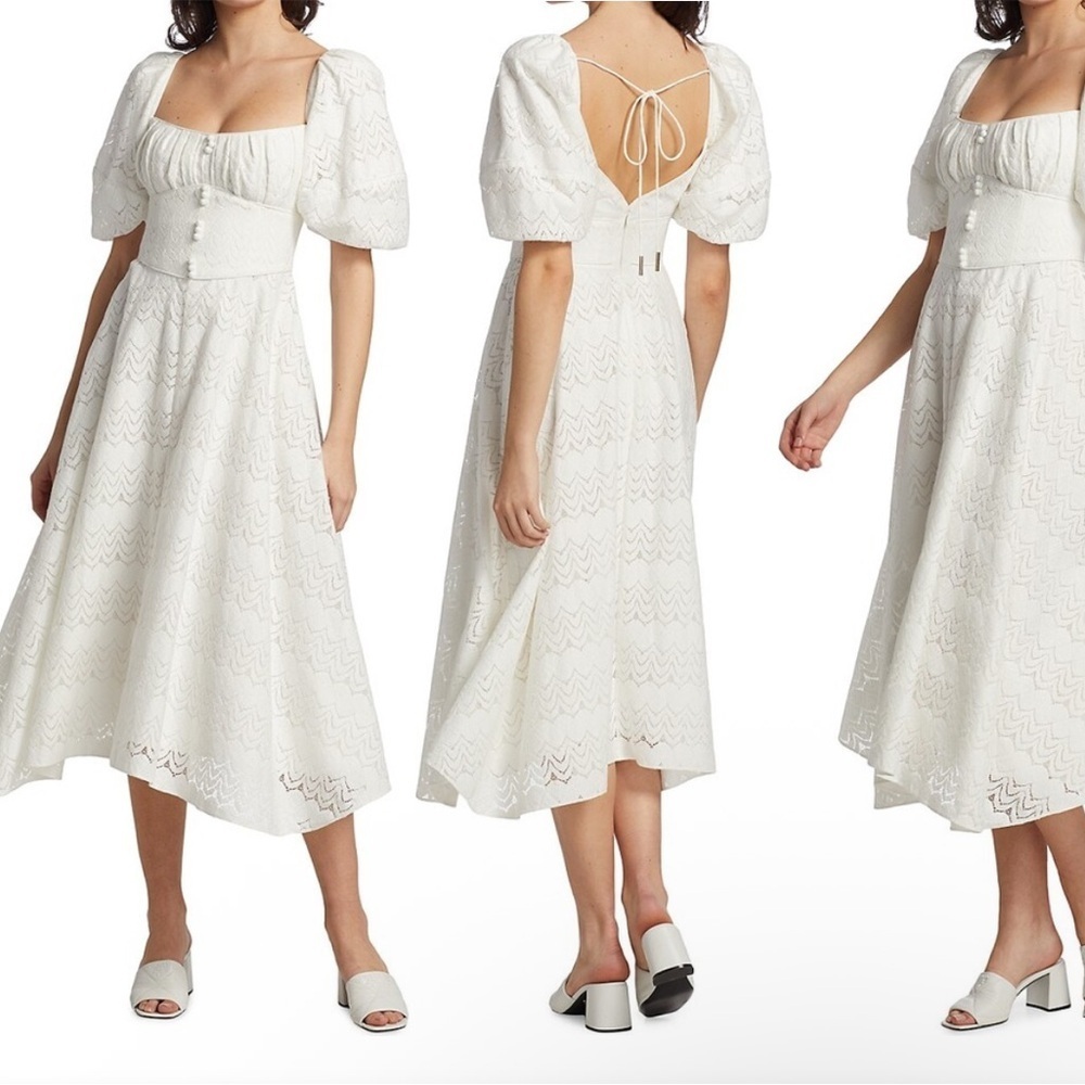 ACLER Stapleton White Lace Dress size 6